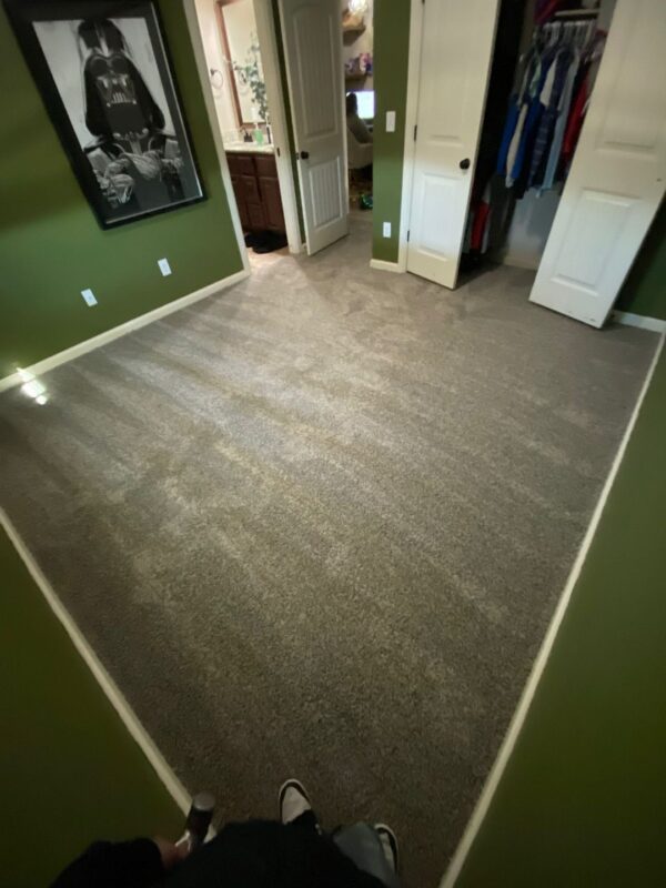 New carpet installed by Floor Pro in an Oklahoma City home